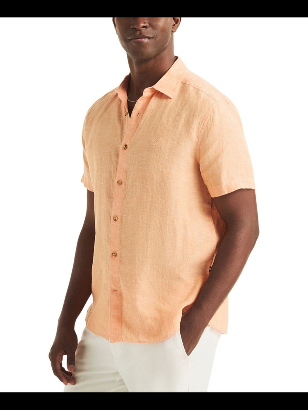 (SOLD)Mens Classic Fit Linen Shirt